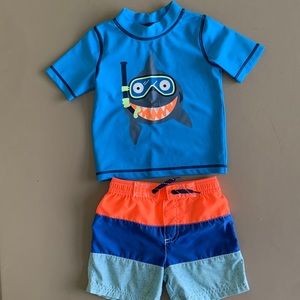 Carter’s 24 Month Rash Guard & Swim Shorts